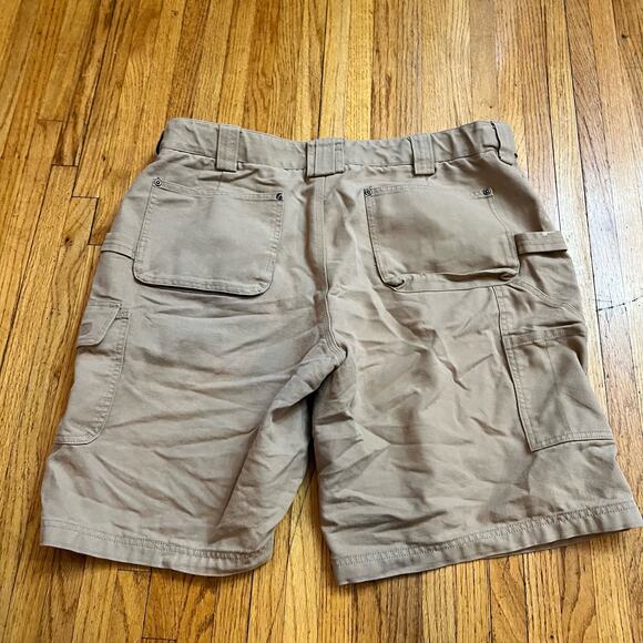 Duluth Trading Shorts Mens 42 CoolDry Fire Hose Summer Cargo Meas 42 x 10 - Picture 4 of 11